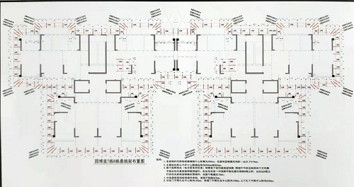 浙江悬挑梁平面布置图